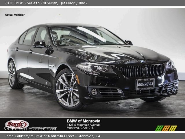 2016 BMW 5 Series 528i Sedan in Jet Black