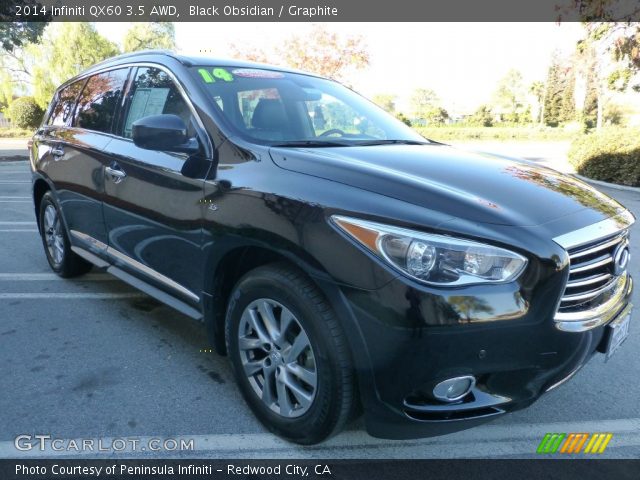 2014 Infiniti QX60 3.5 AWD in Black Obsidian