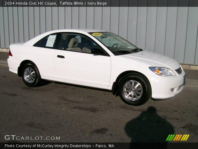 2004 Honda Civic HX Coupe in Taffeta White