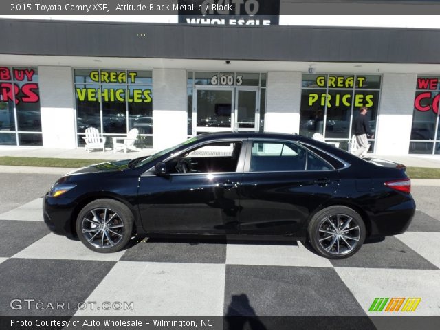 2015 Toyota Camry XSE in Attitude Black Metallic