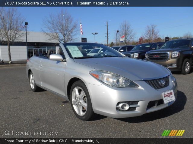 2007 Toyota Solara SLE V6 Convertible in Titanium Metallic
