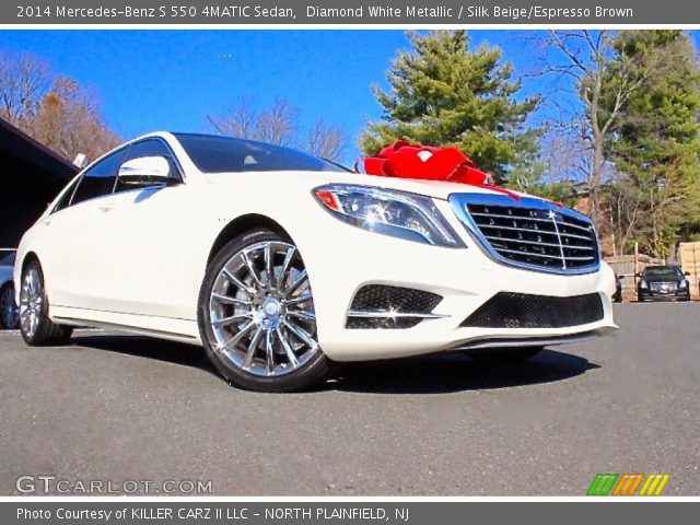 2014 Mercedes-Benz S 550 4MATIC Sedan in Diamond White Metallic
