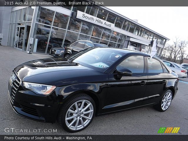 2015 Audi A3 2.0 Premium quattro in Brilliant Black