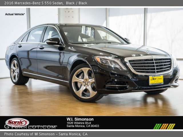 2016 Mercedes-Benz S 550 Sedan in Black