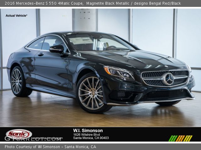 2016 Mercedes-Benz S 550 4Matic Coupe in Magnetite Black Metallic