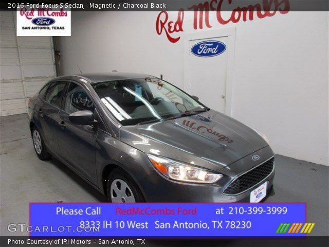 2016 Ford Focus S Sedan in Magnetic