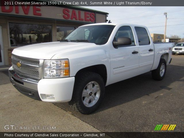 2011 Chevrolet Silverado 1500 LT Crew Cab 4x4 in Summit White