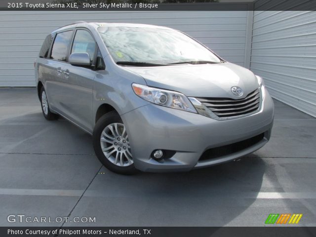 2015 Toyota Sienna XLE in Silver Sky Metallic