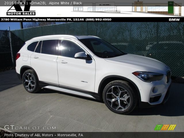 2016 BMW X1 xDrive28i in Alpine White