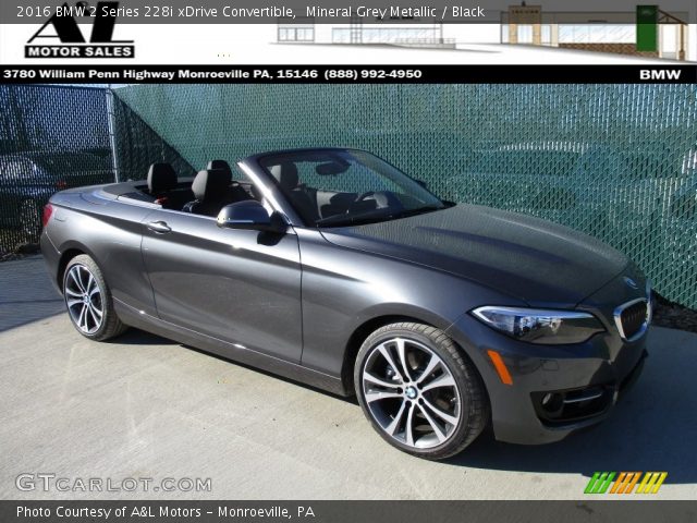 2016 BMW 2 Series 228i xDrive Convertible in Mineral Grey Metallic
