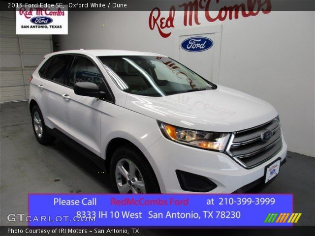 2015 Ford Edge SE in Oxford White
