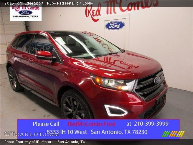 2015 Ford Edge Sport in Ruby Red Metallic