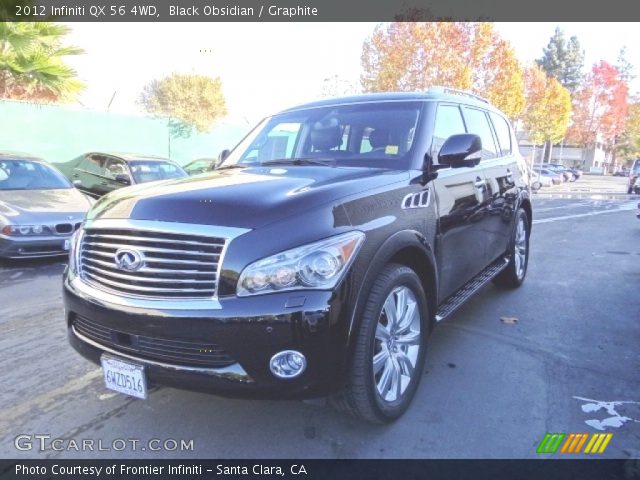 2012 Infiniti QX 56 4WD in Black Obsidian