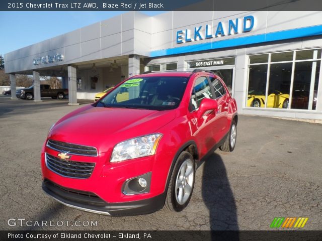 2015 Chevrolet Trax LTZ AWD in Blaze Red