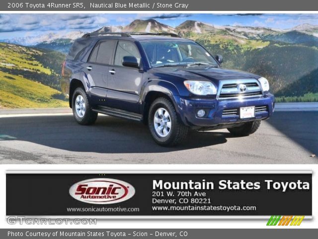 2006 Toyota 4Runner SR5 in Nautical Blue Metallic