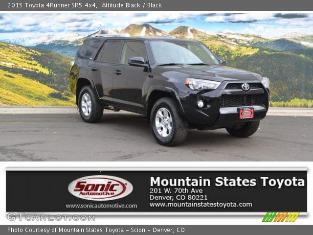 2015 Toyota 4Runner SR5 4x4 in Attitude Black