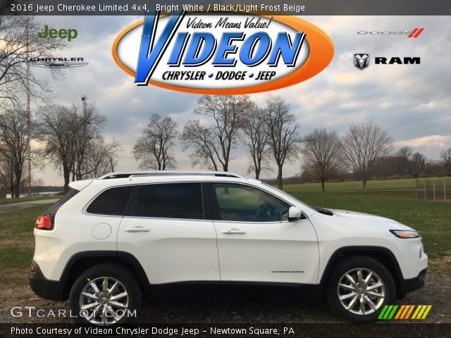 2016 Jeep Cherokee Limited 4x4 in Bright White