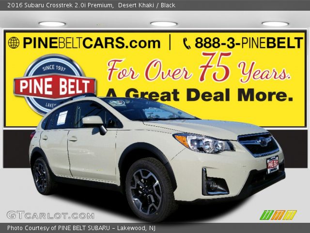 2016 Subaru Crosstrek 2.0i Premium in Desert Khaki