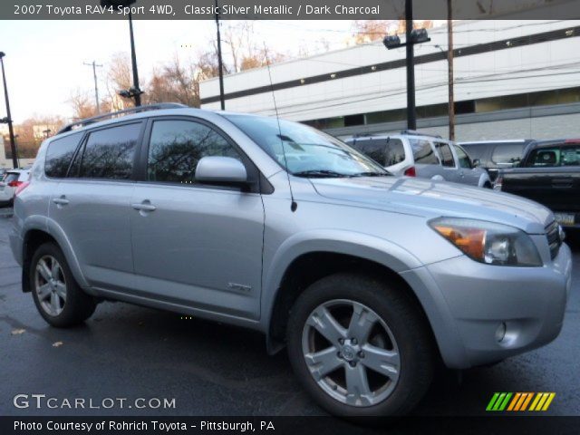 2007 Toyota RAV4 Sport 4WD in Classic Silver Metallic
