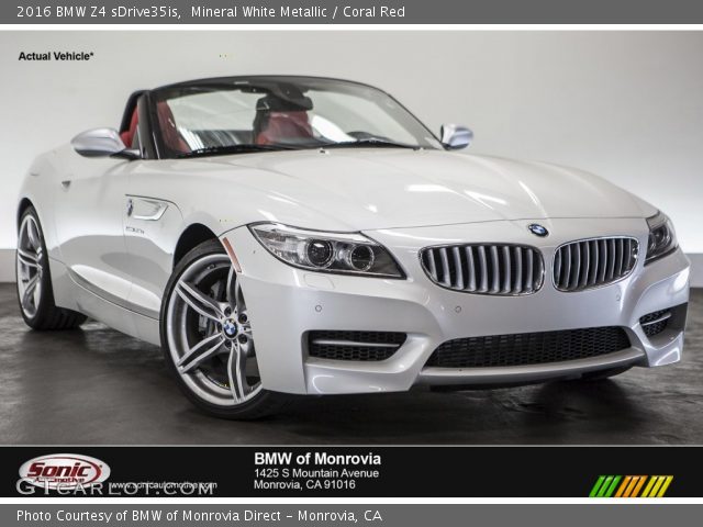 2016 BMW Z4 sDrive35is in Mineral White Metallic
