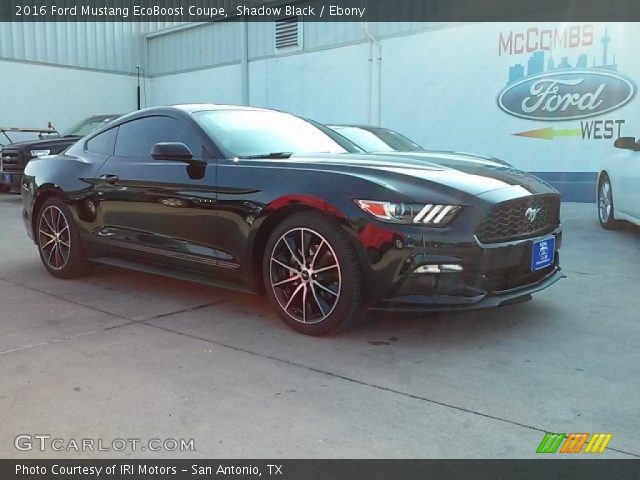 2016 Ford Mustang EcoBoost Coupe in Shadow Black