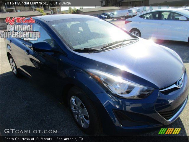 2016 Hyundai Elantra SE in Blue