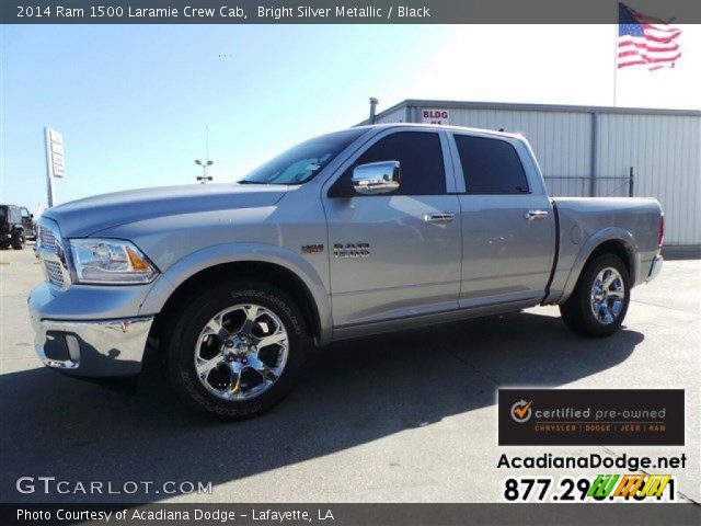 2014 Ram 1500 Laramie Crew Cab in Bright Silver Metallic