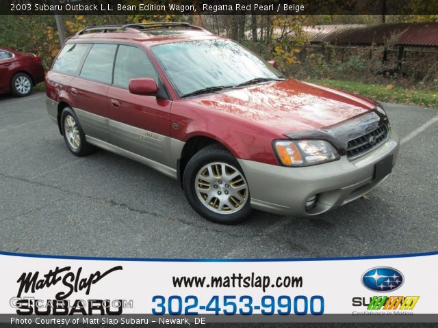 2003 Subaru Outback L.L. Bean Edition Wagon in Regatta Red Pearl