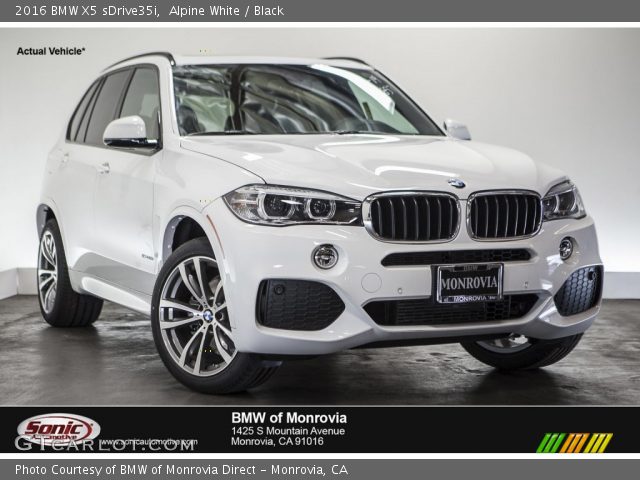2016 BMW X5 sDrive35i in Alpine White