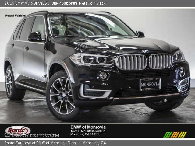2016 BMW X5 xDrive35i in Black Sapphire Metallic