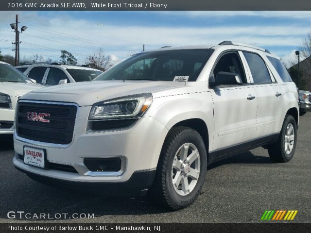 2016 GMC Acadia SLE AWD in White Frost Tricoat