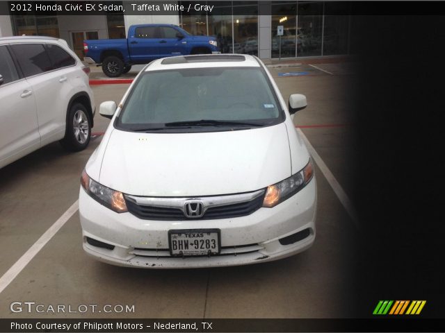 2012 Honda Civic EX Sedan in Taffeta White