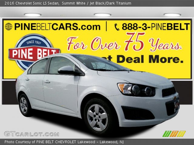 2016 Chevrolet Sonic LS Sedan in Summit White