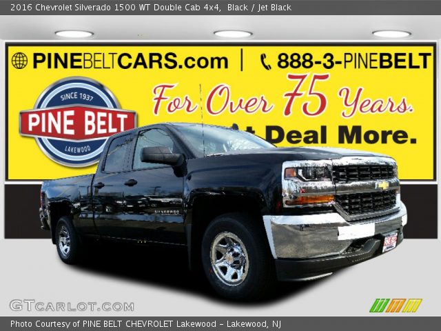 2016 Chevrolet Silverado 1500 WT Double Cab 4x4 in Black