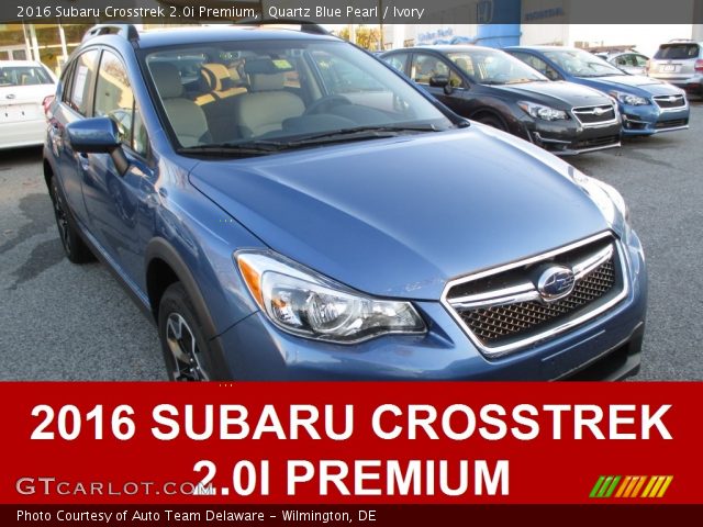 2016 Subaru Crosstrek 2.0i Premium in Quartz Blue Pearl