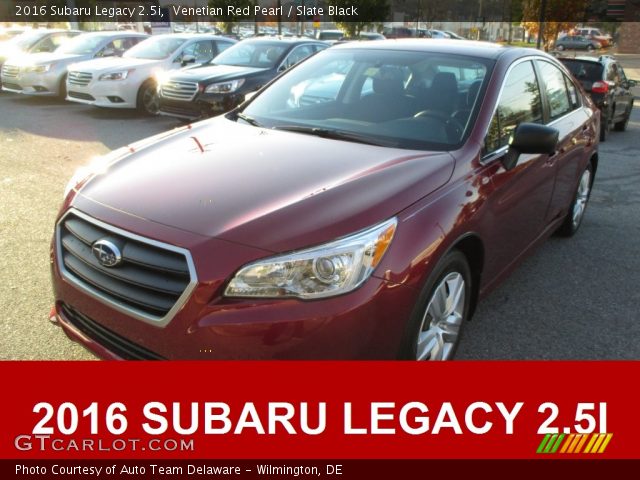 2016 Subaru Legacy 2.5i in Venetian Red Pearl