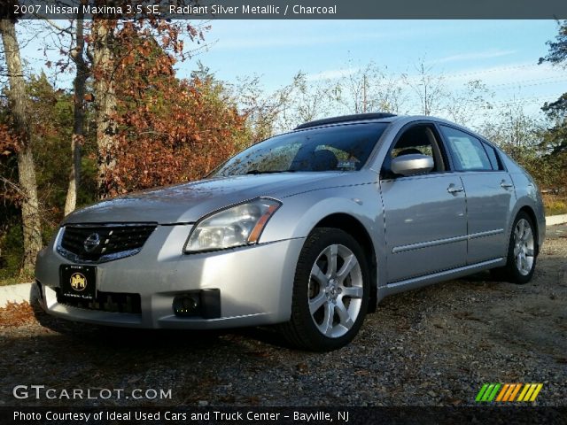 2007 Nissan Maxima 3.5 SE in Radiant Silver Metallic