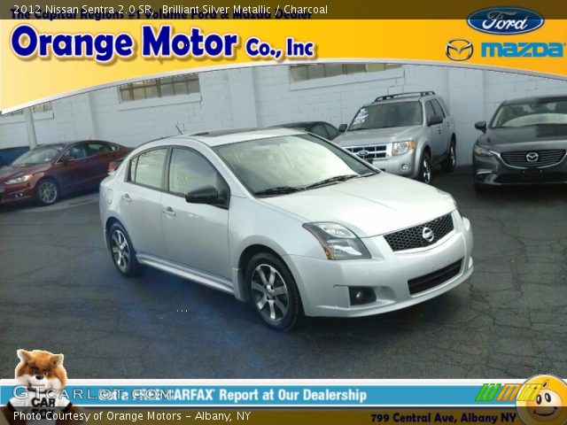 2012 Nissan Sentra 2.0 SR in Brilliant Silver Metallic