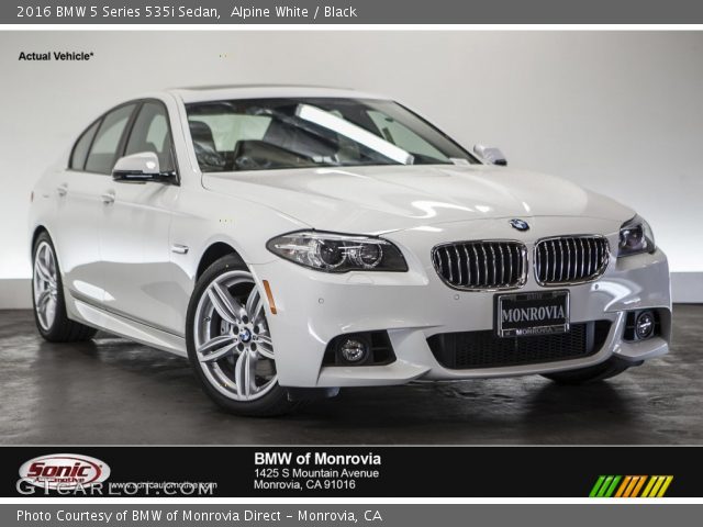 2016 BMW 5 Series 535i Sedan in Alpine White