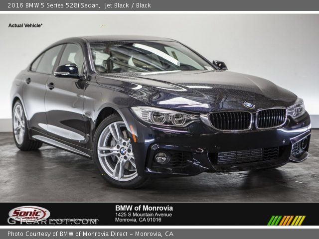 2016 BMW 5 Series 528i Sedan in Jet Black