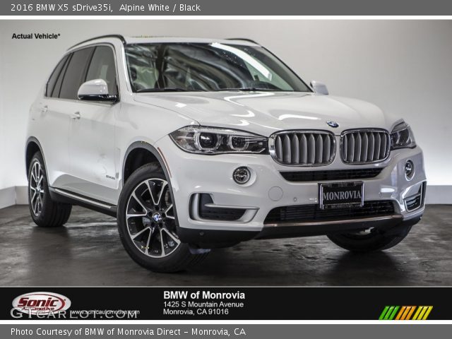 2016 BMW X5 sDrive35i in Alpine White