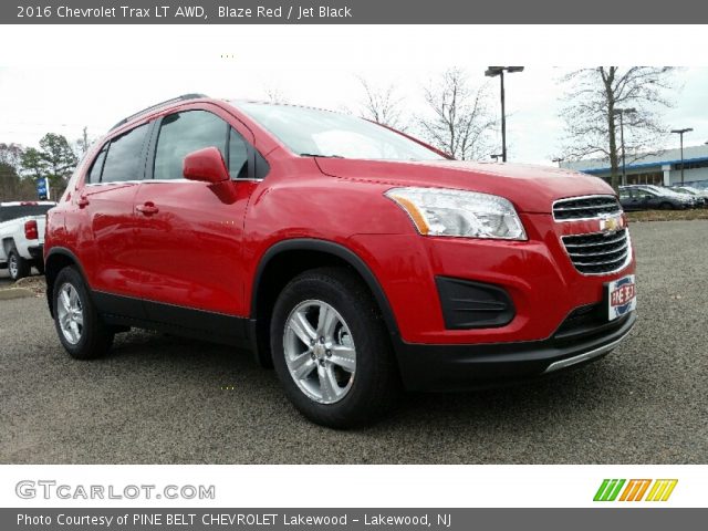 2016 Chevrolet Trax LT AWD in Blaze Red