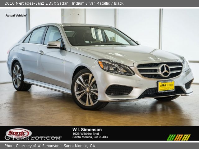 2016 Mercedes-Benz E 350 Sedan in Iridium Silver Metallic