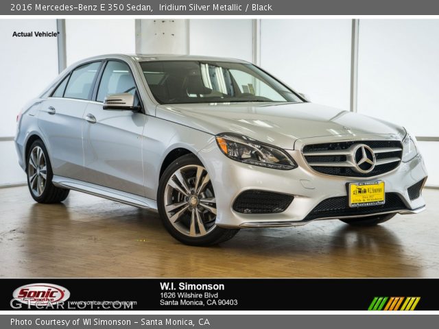 2016 Mercedes-Benz E 350 Sedan in Iridium Silver Metallic