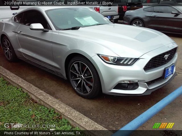 2016 Ford Mustang EcoBoost Coupe in Ingot Silver Metallic