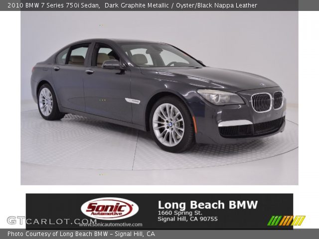2010 BMW 7 Series 750i Sedan in Dark Graphite Metallic