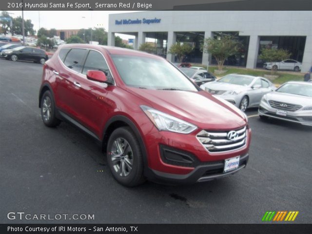 2016 Hyundai Santa Fe Sport  in Serrano Red