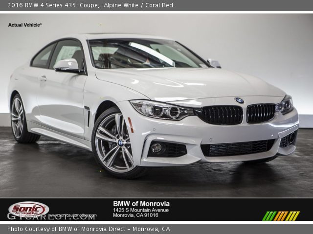 2016 BMW 4 Series 435i Coupe in Alpine White