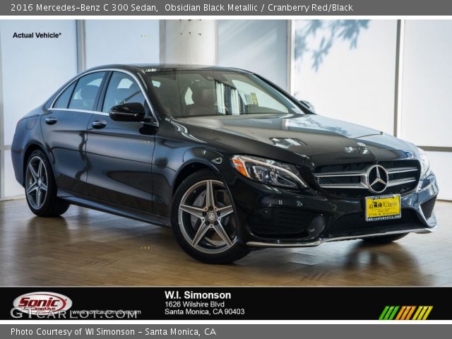 2016 Mercedes-Benz C 300 Sedan in Obsidian Black Metallic