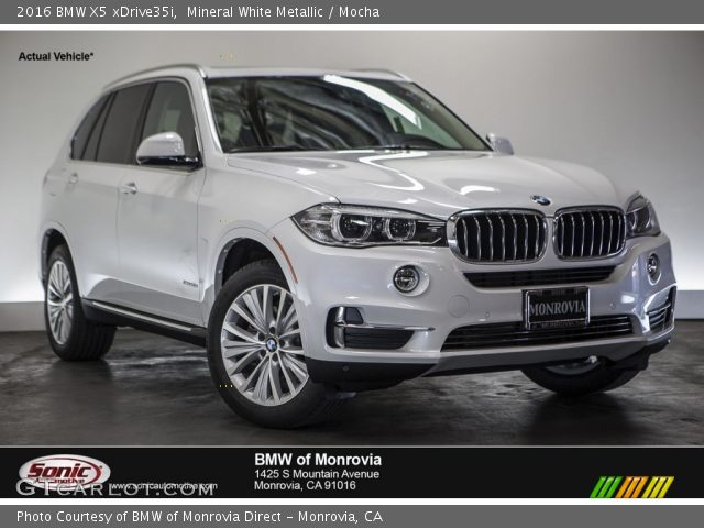 2016 BMW X5 xDrive35i in Mineral White Metallic